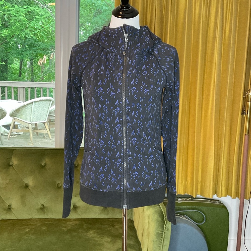 LULULEMON Scuba  Full Zip Up Athletic Sweater Jacket sz 6